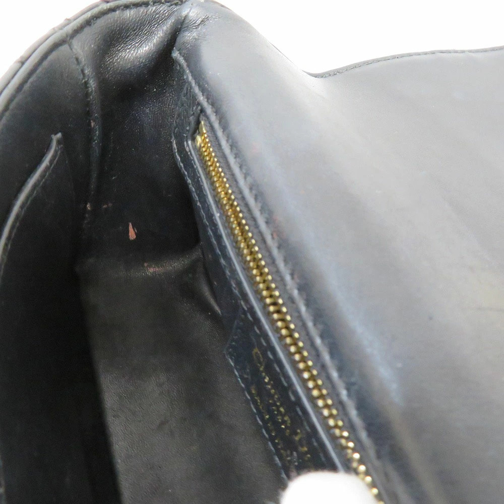 DIOR Caro Bag Shoulder Leather Calfskin Black Cannage - Picture 9 of 11